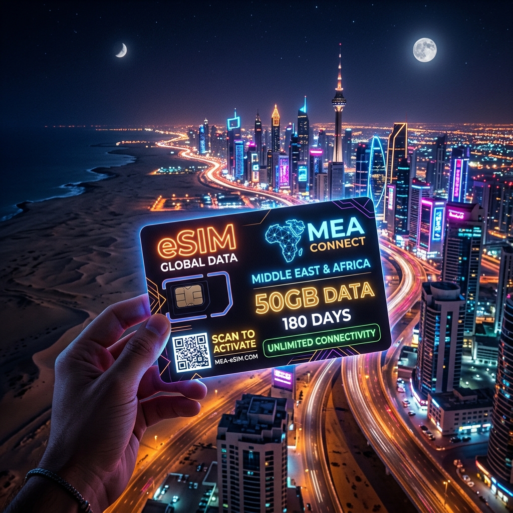Middle East & Africa eSIM 15GB