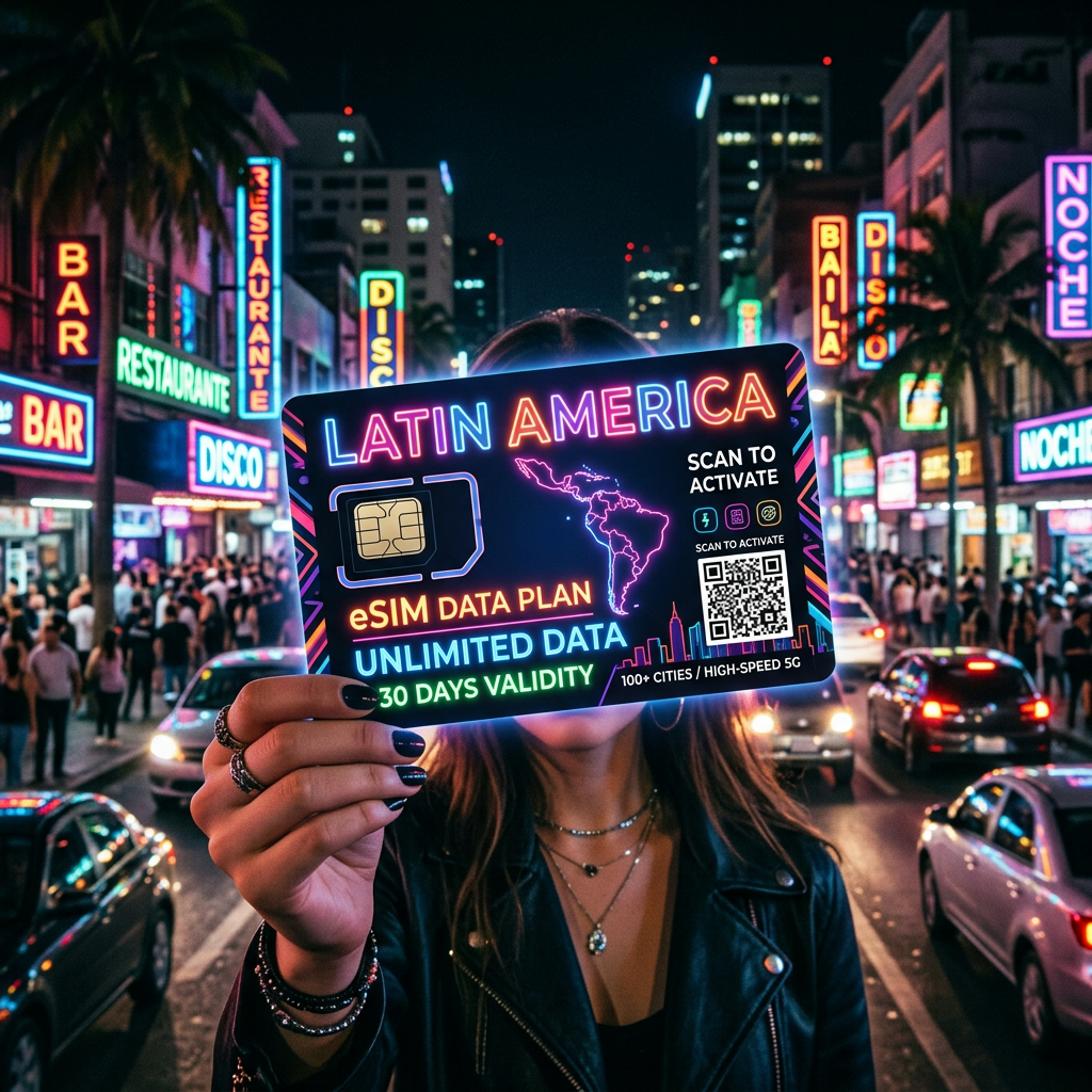 Latin America eSIM 10GB — 14 Days