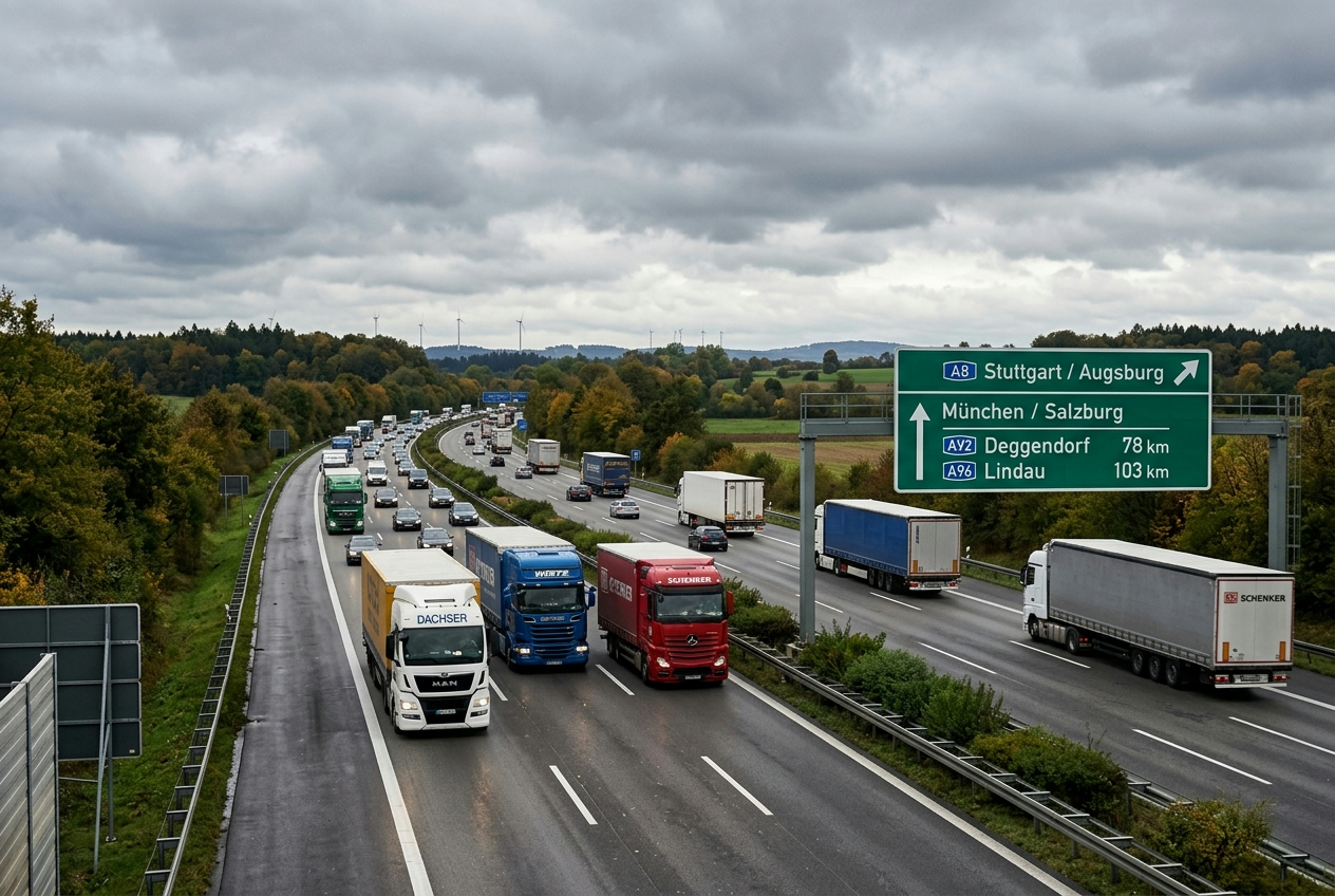 LKW-Maut Deutschland: Welche Straßen betroffen sind