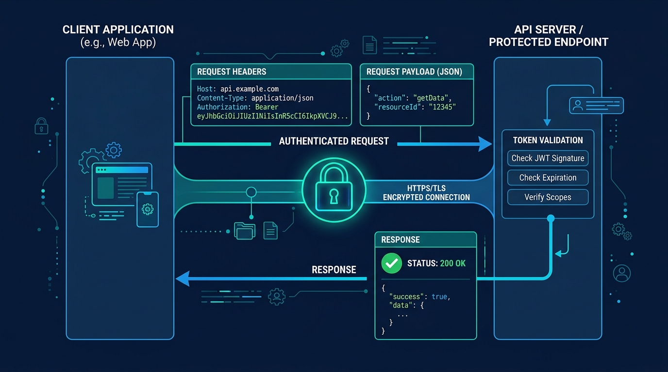 dptcay API authentication request flow diagram