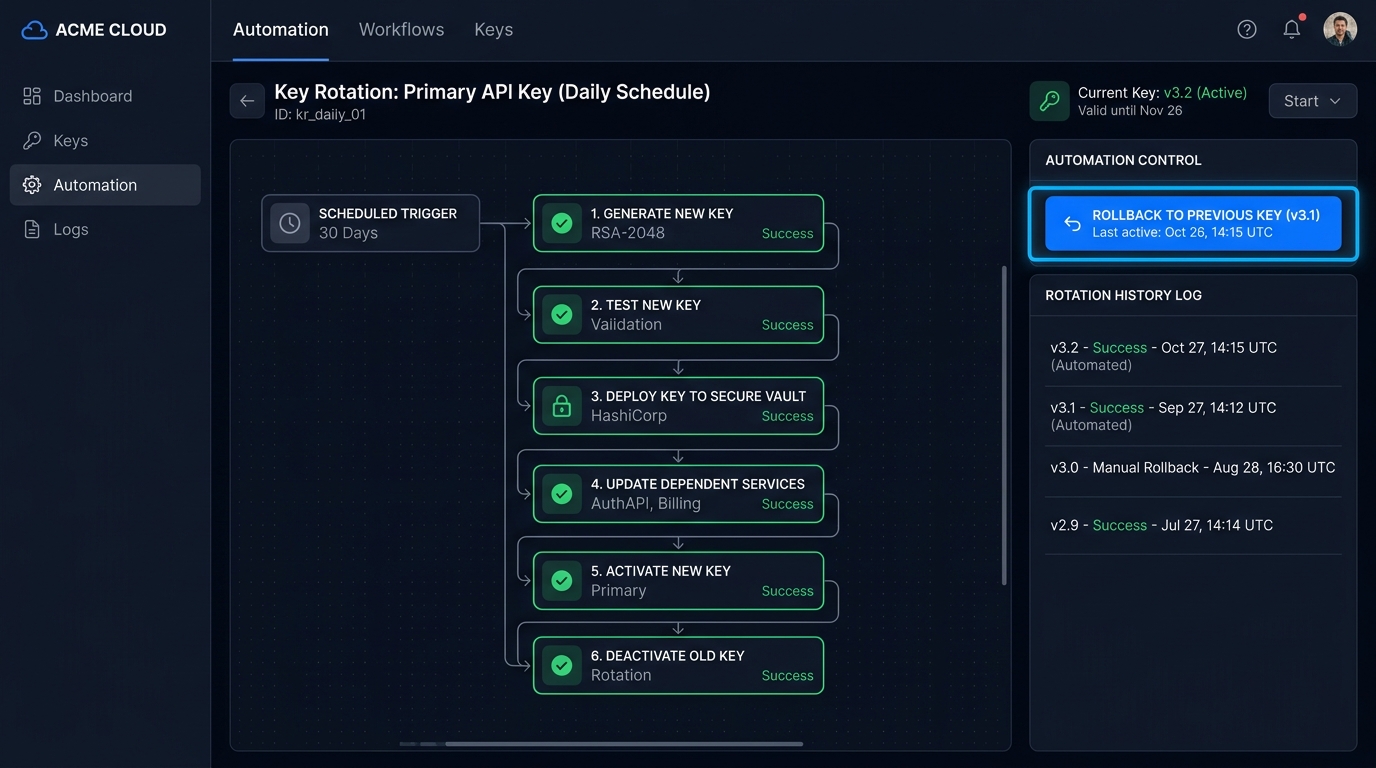 Automated Rotation Workflows