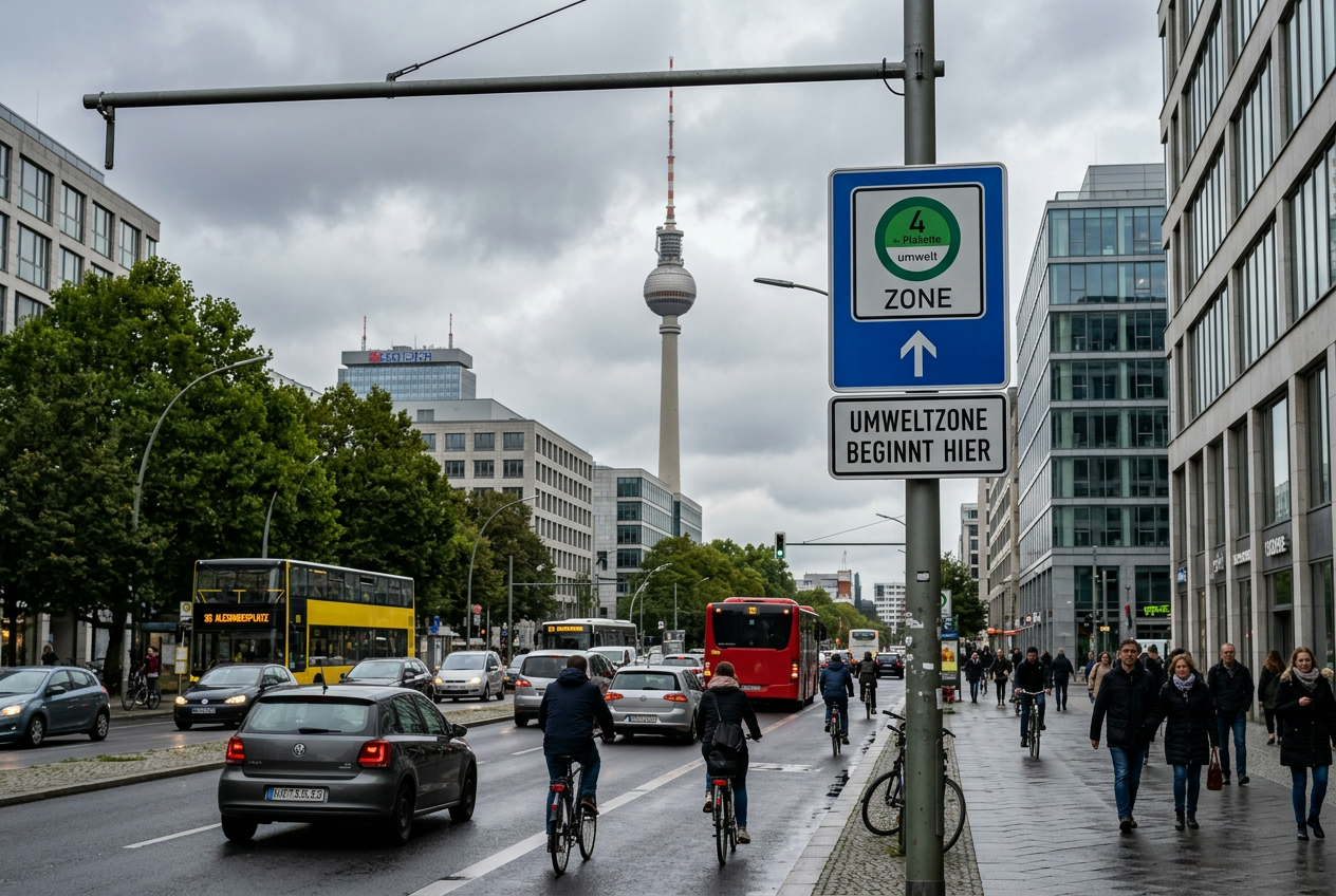 Umweltzone Berlin aktuell: Was gilt 2025 und wo drohen Bußgelder?