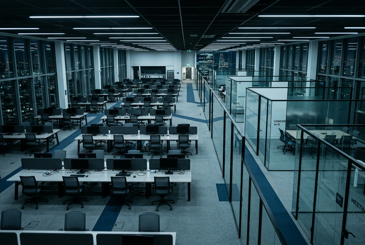 The Ghost Floors: How America's Biggest Corporations Are Quietly Surrendering Half Their Office Space