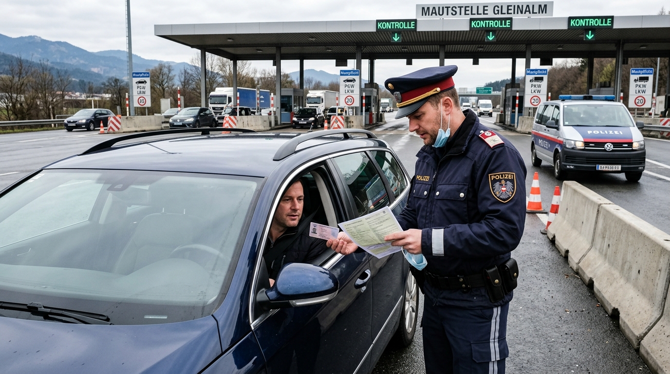 Bußgeld ohne Vignette in Österreich