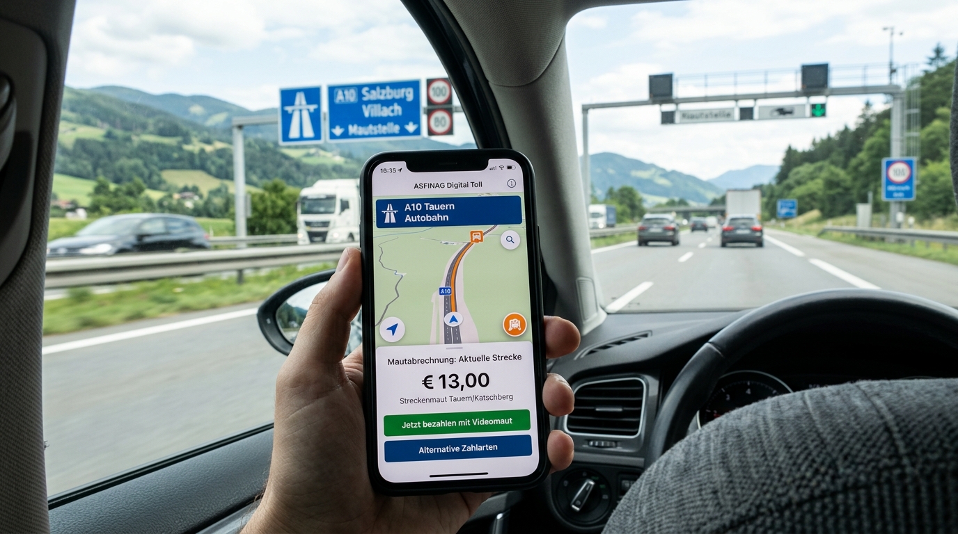 Maut-App Österreich im Test