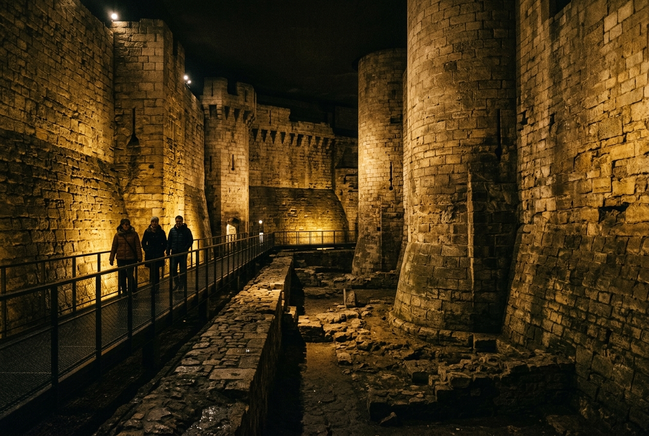 Les secrets des sous-sols : du château médiéval aux réserves modernes