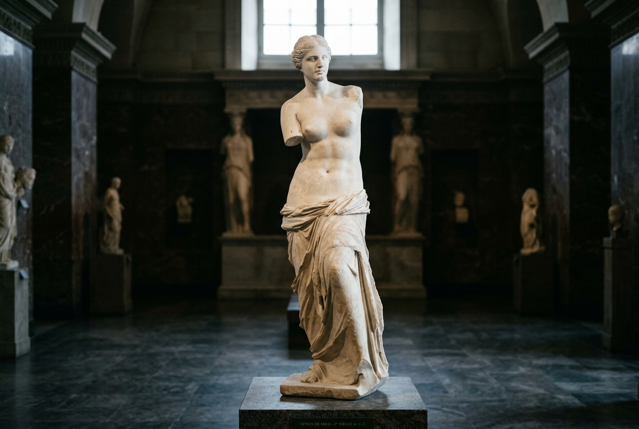 Vénus de Milo et sculptures grecques