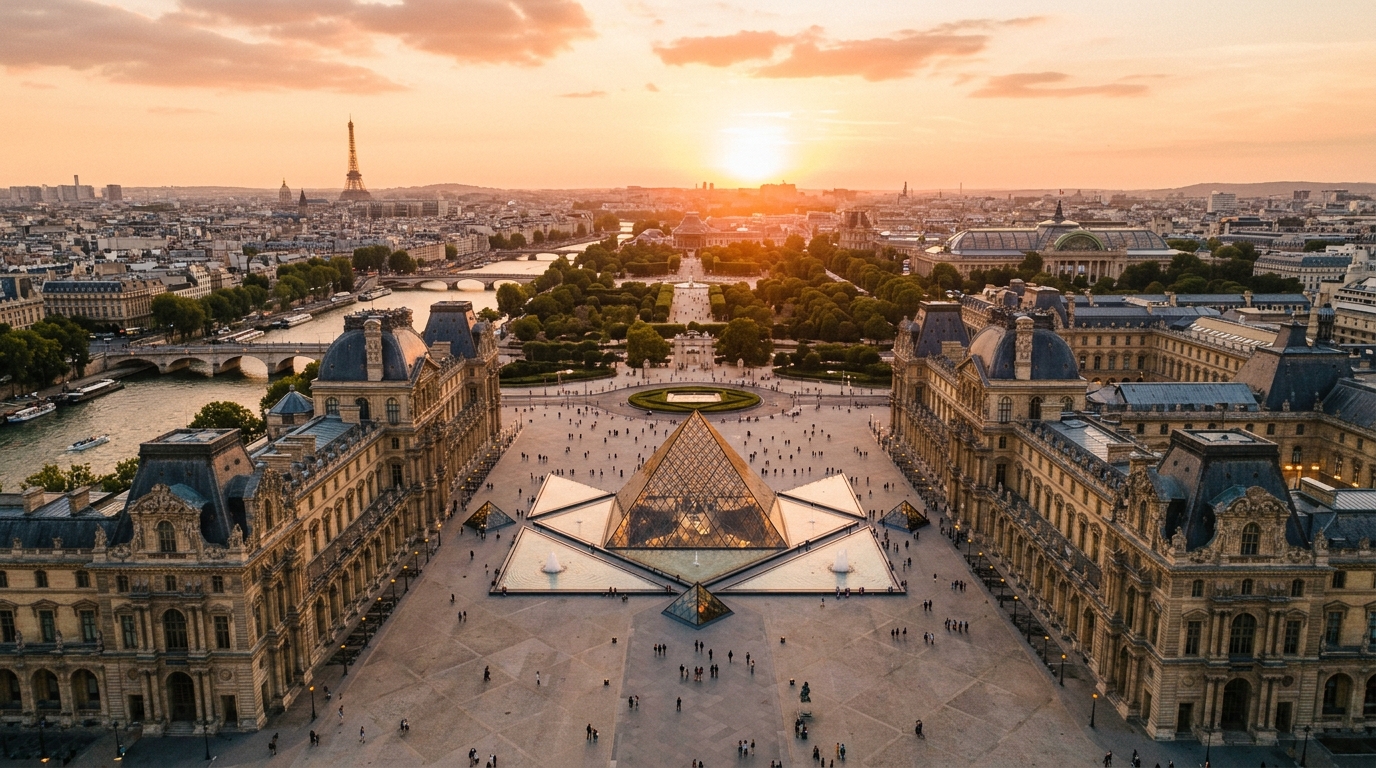 De forteresse royale à temple de l'art : huit siècles d'histoire du Louvre