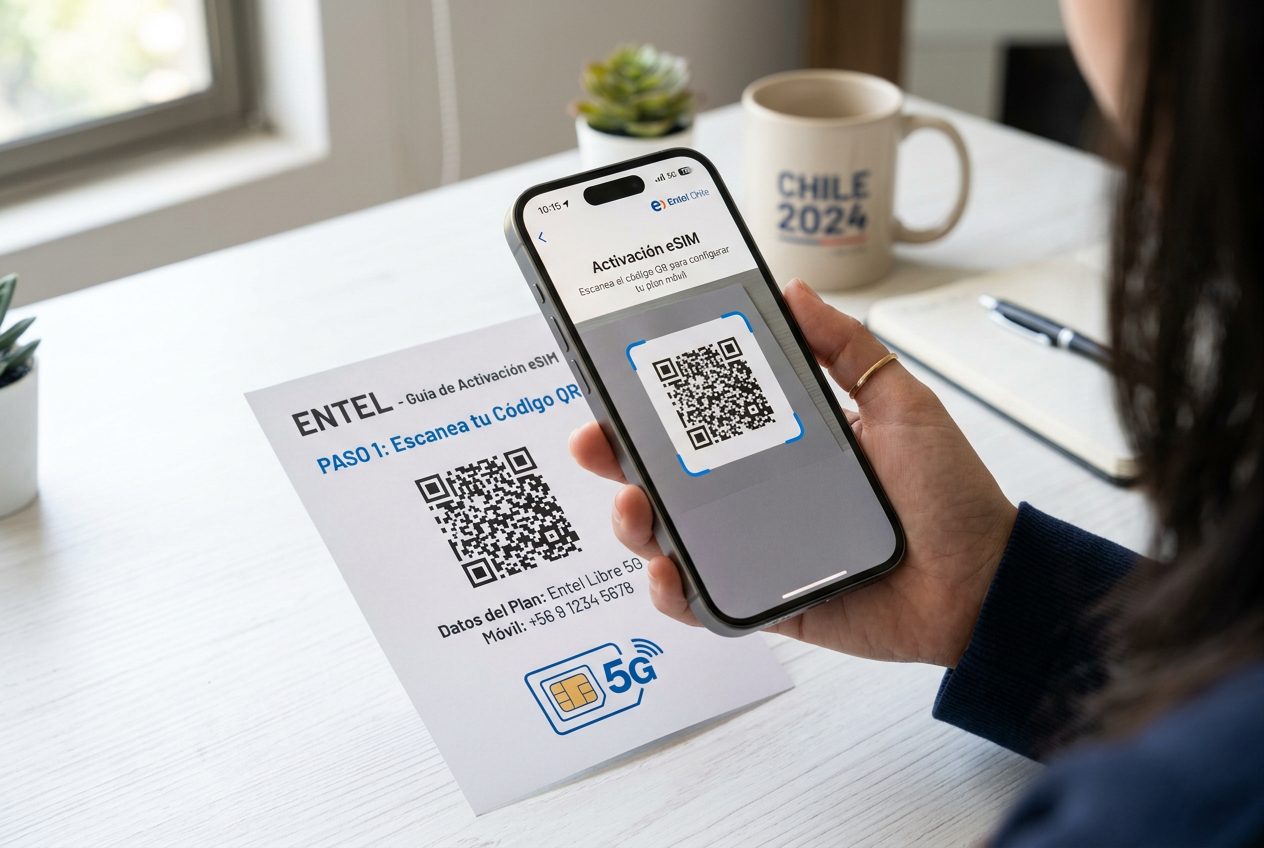 Cómo activar una eSIM en Chile paso a paso