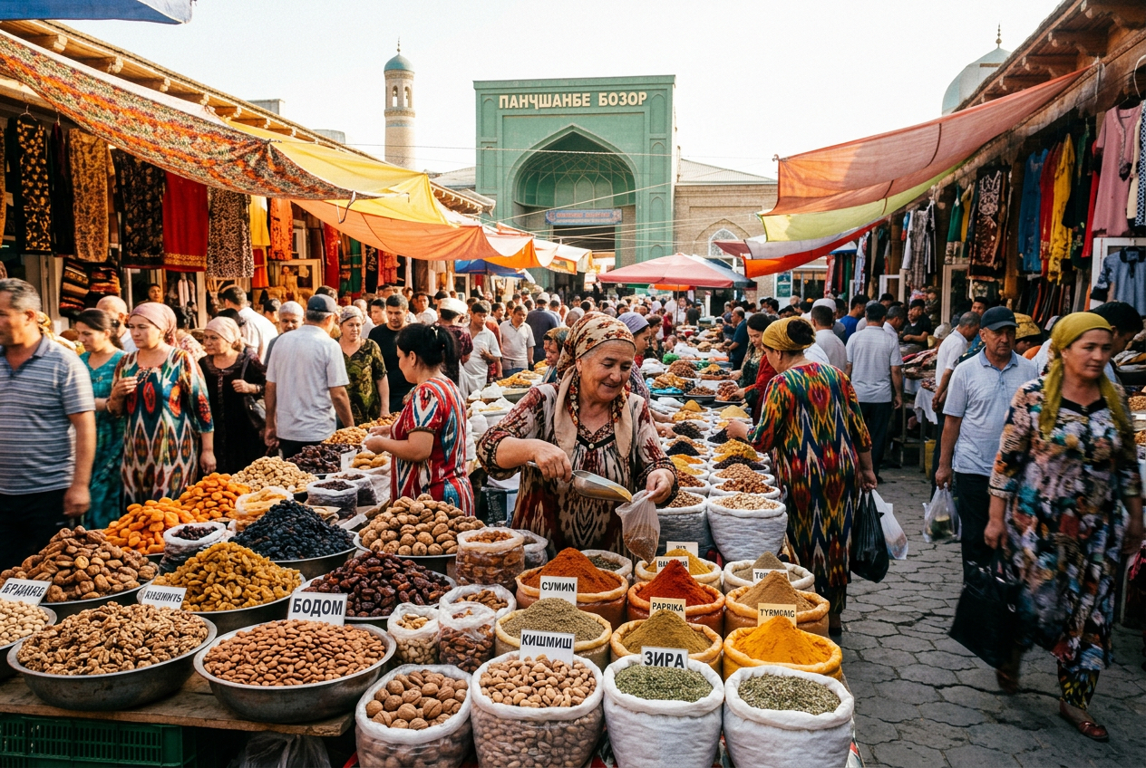 Khujand's Panjshanbe Bazaar: A Feast for Every Sense