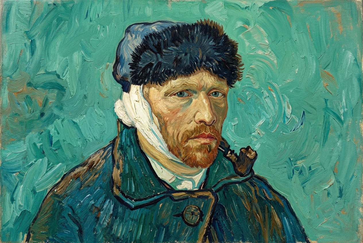 Zelfportret met verbonden oor, 1889