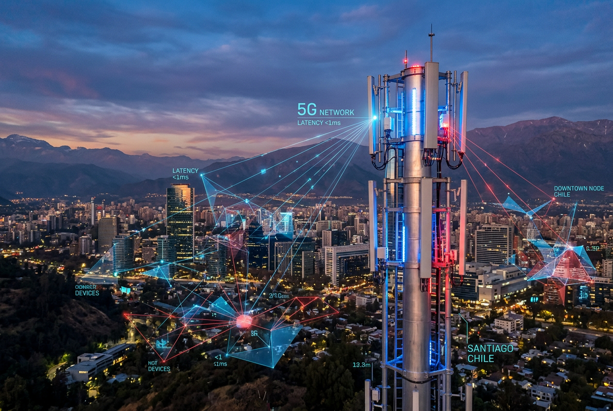 5G en Chile: qué ciudades tienen cobertura real