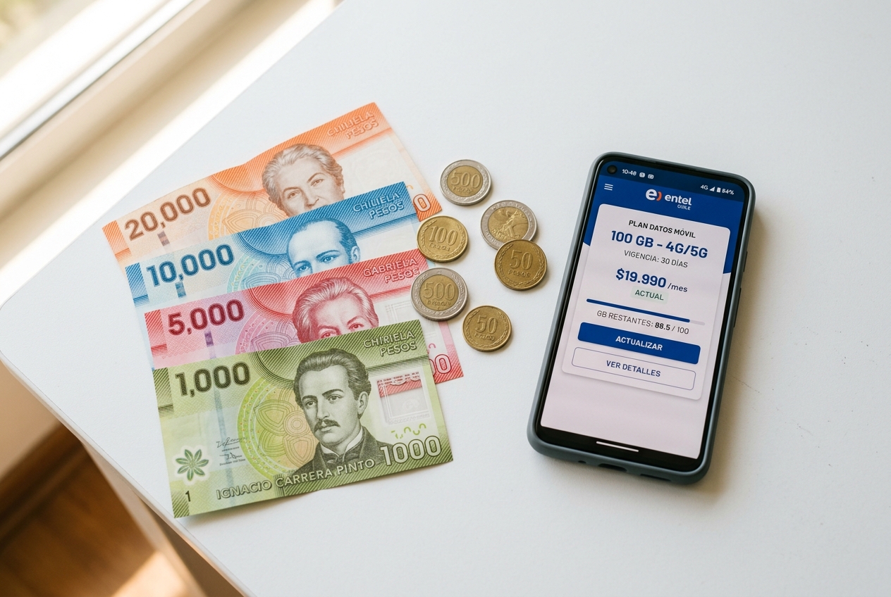 ¿Cuánto cuesta un plan prepago en Chile en 2025?