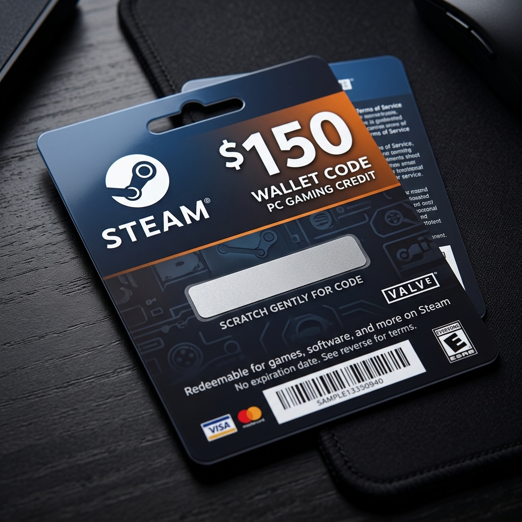 Steam Wallet $150 Gaming Credit