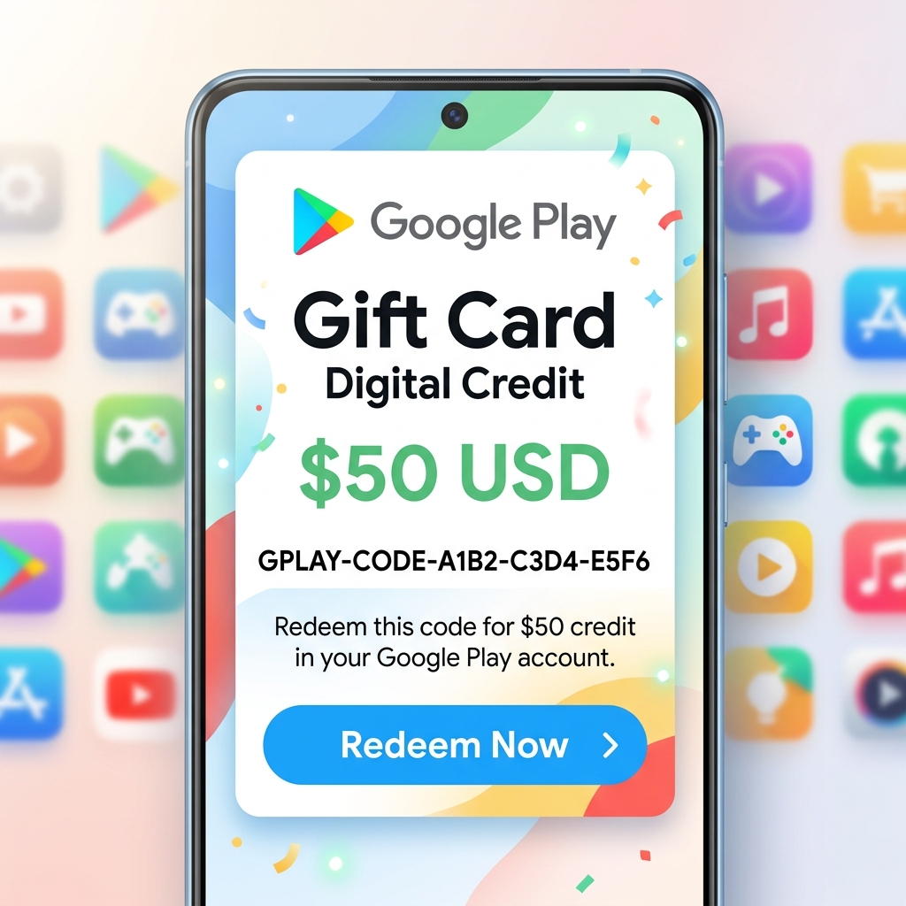 Google Play Store Credit $50