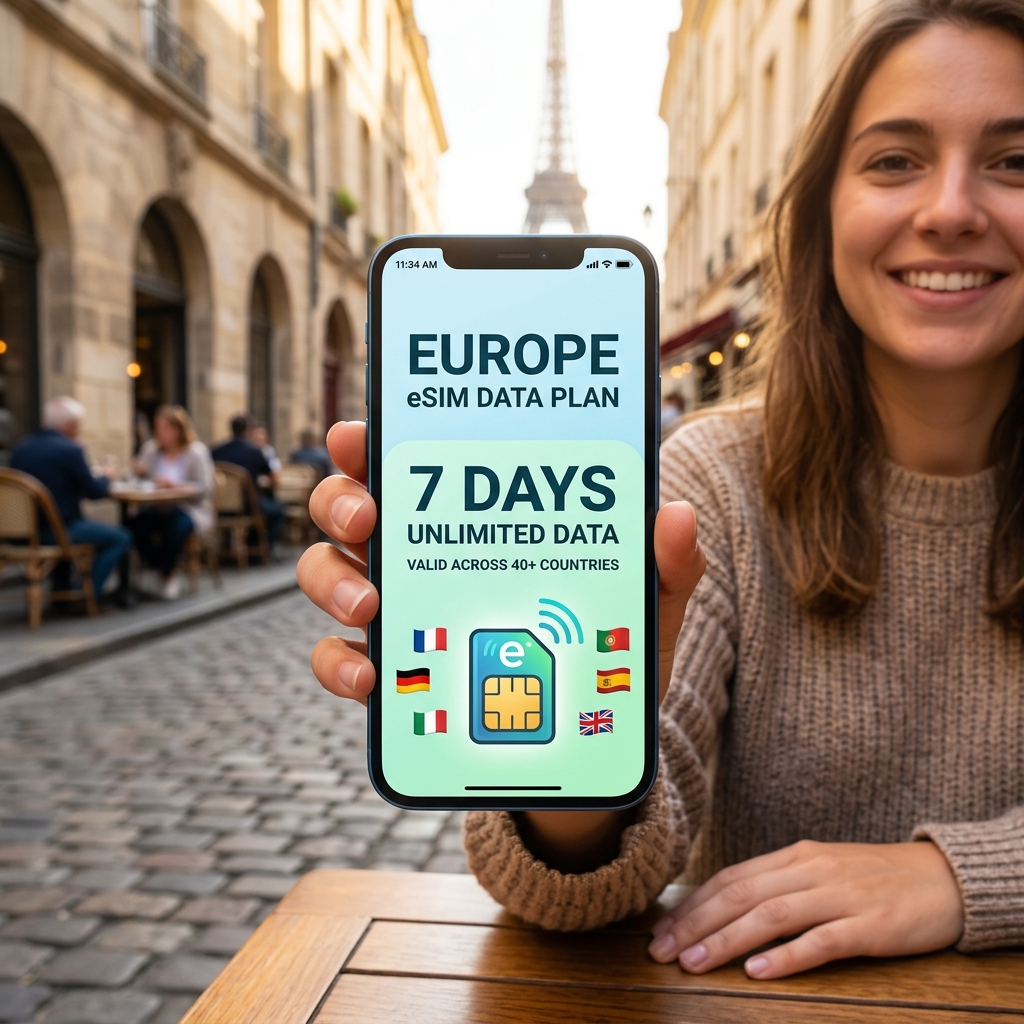 EU Roaming eSIM 7 Days