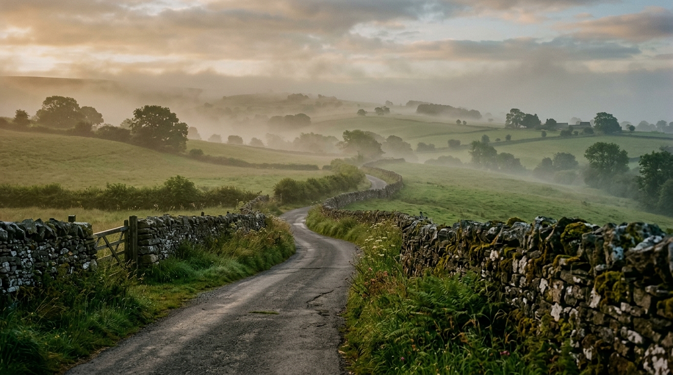 English countryside lane