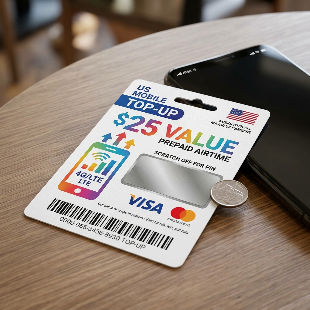 US Mobile Top-Up $50