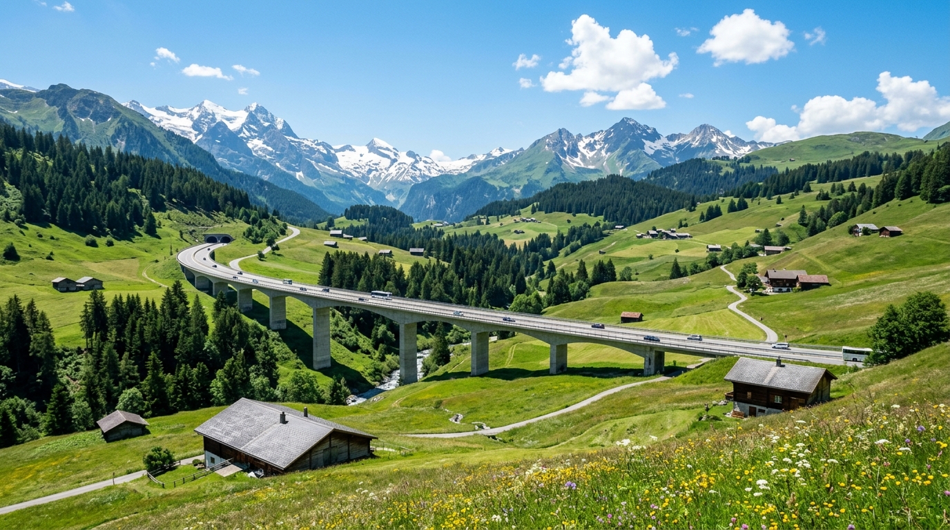 Schweizer Vignette: 40 Franken für das gesamte Autobahnnetz