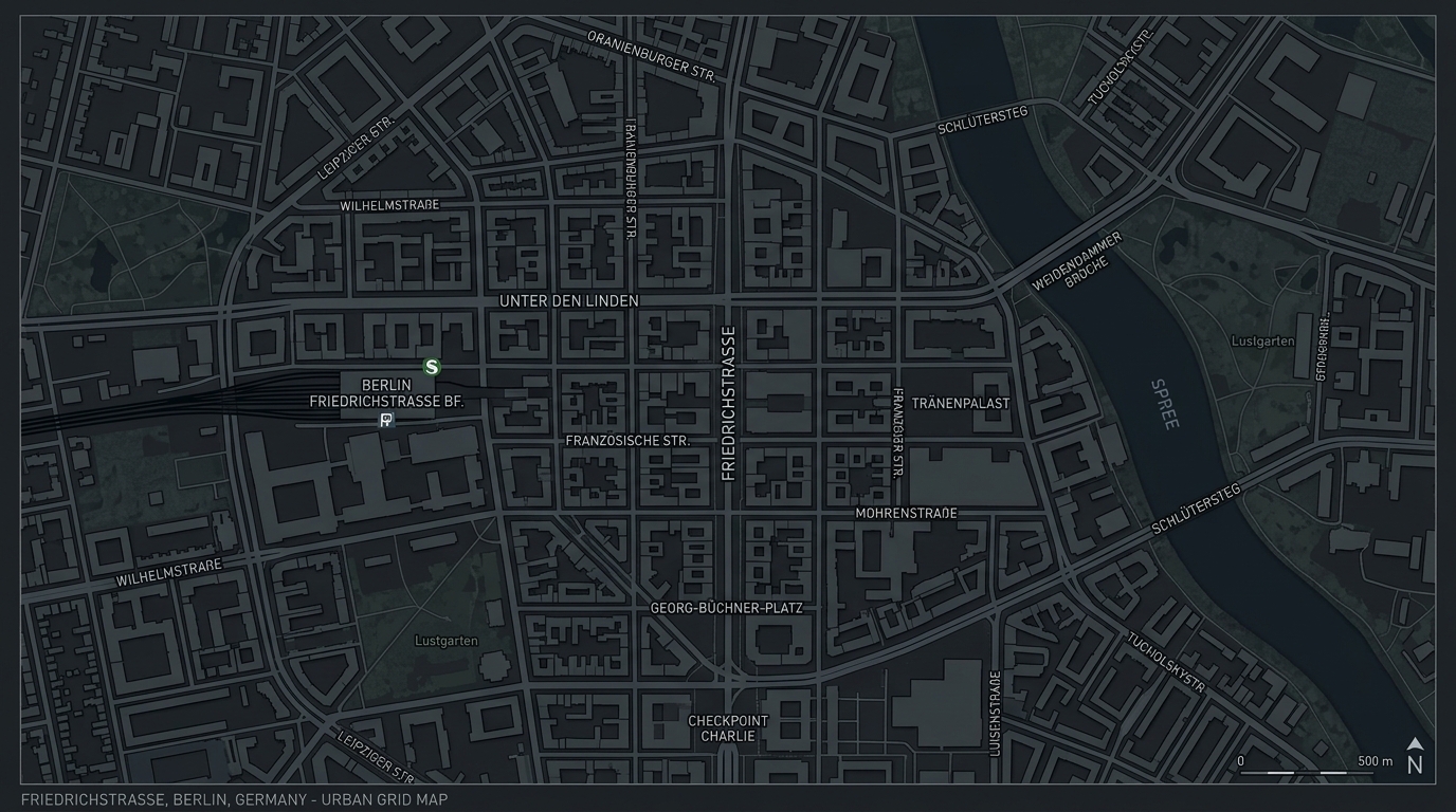 Karte: Friedrichstraße 148, Berlin
