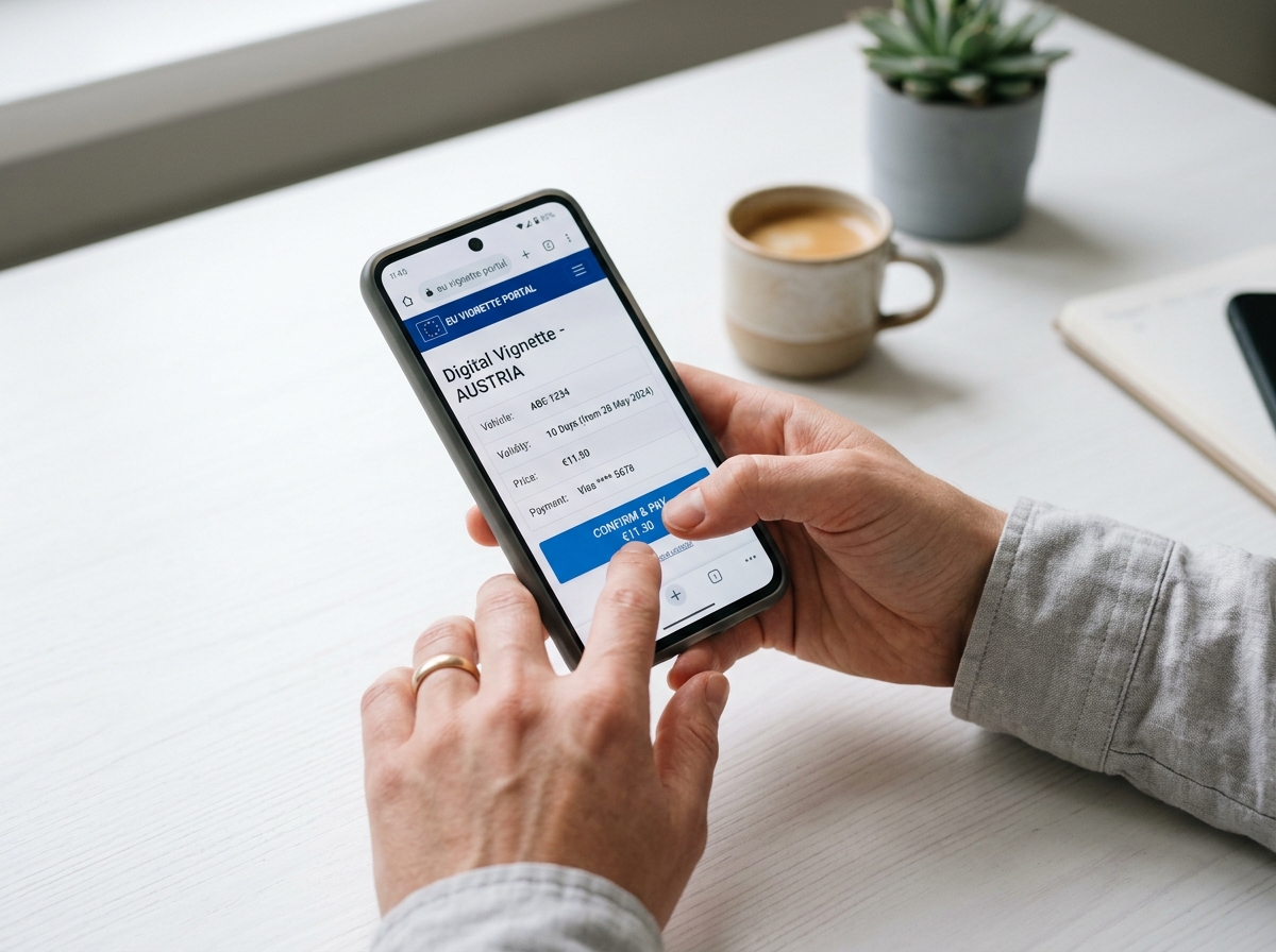 Digitale Vignette kaufen – Schritt für Schritt