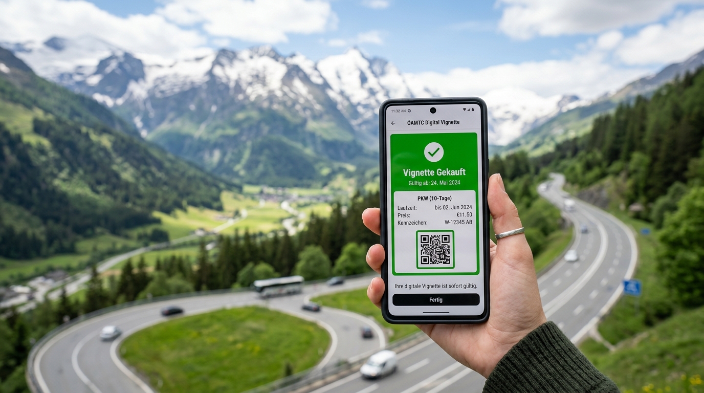 Die ASFINAG-App: Digitale Vignette einfach kaufen