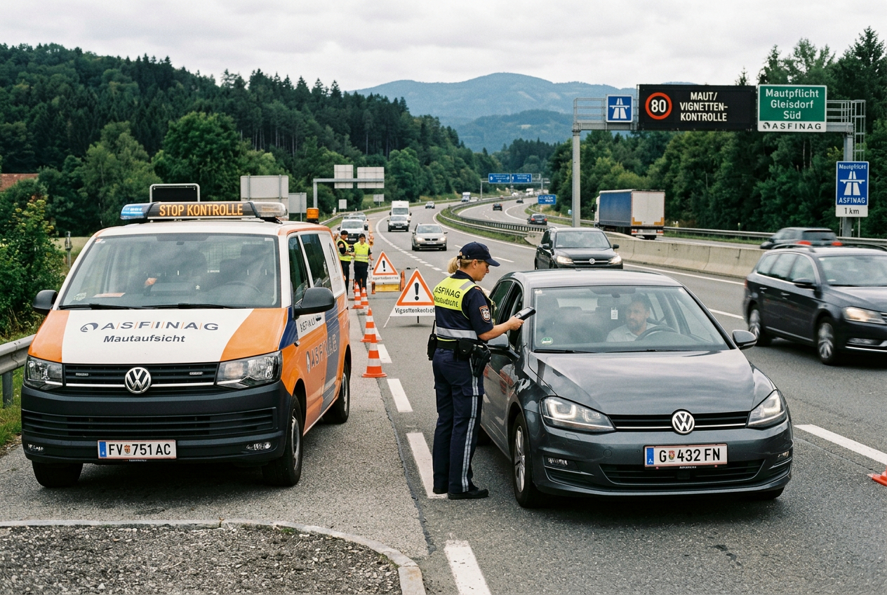 Maut-Kontrolle: Was passiert bei Verstoß?