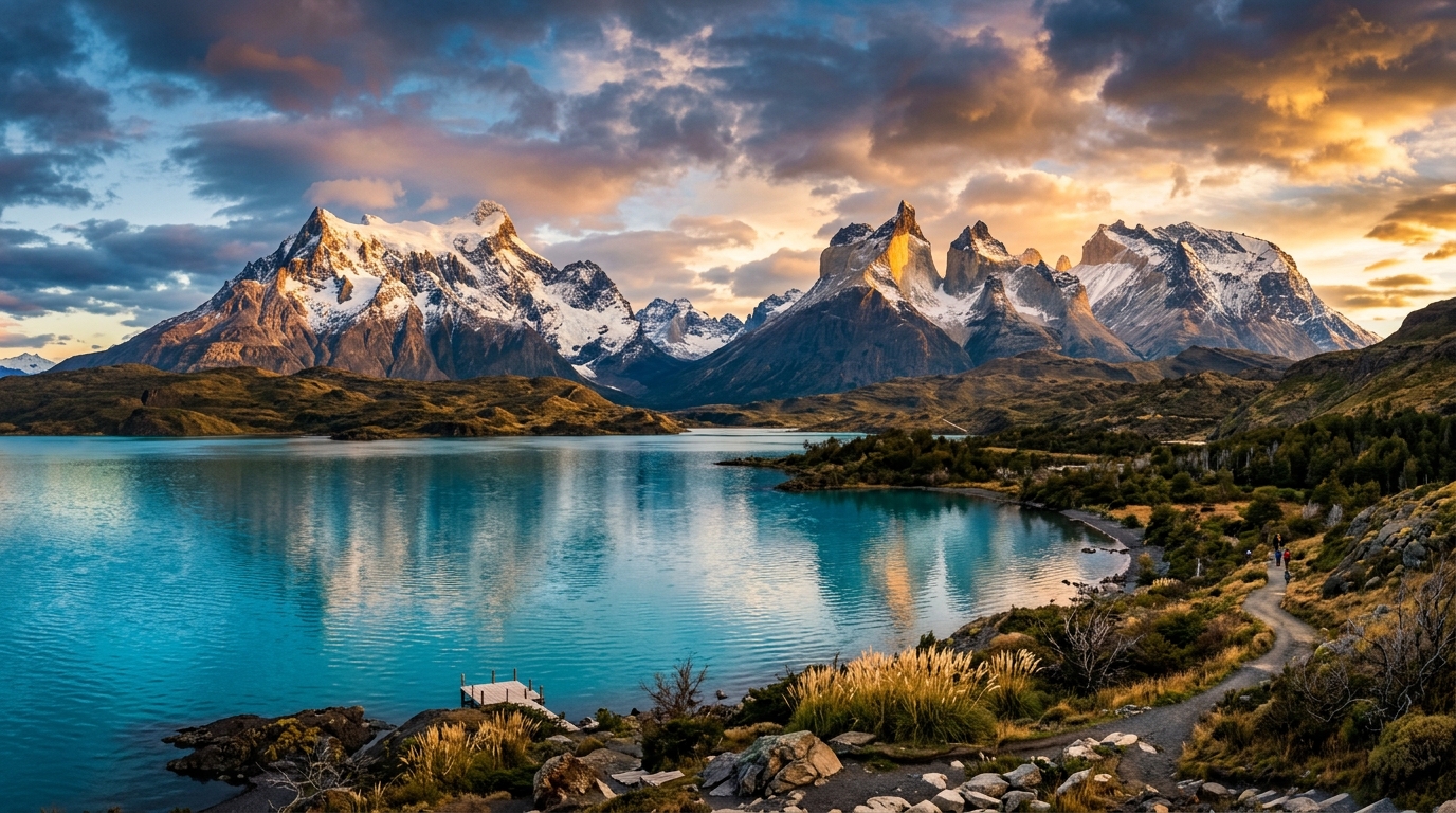 Paisaje de la Patagonia chilena