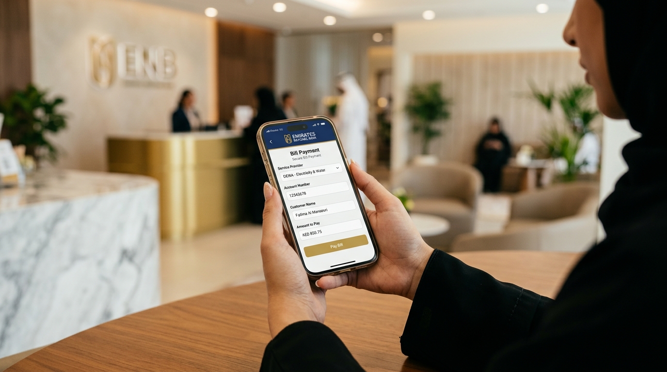 دفع الفواتير من خلال بنوك الإمارات