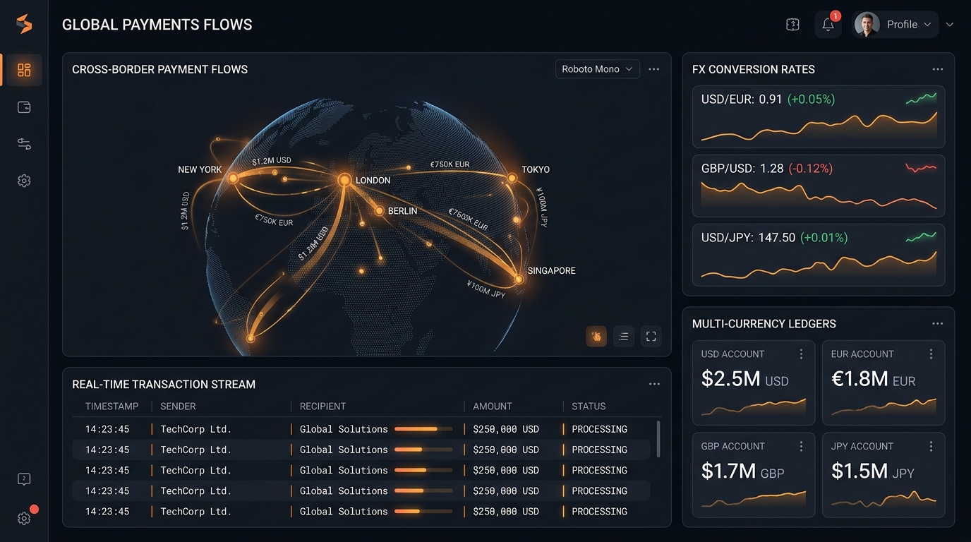 go-currencycloud unified platform dashboard