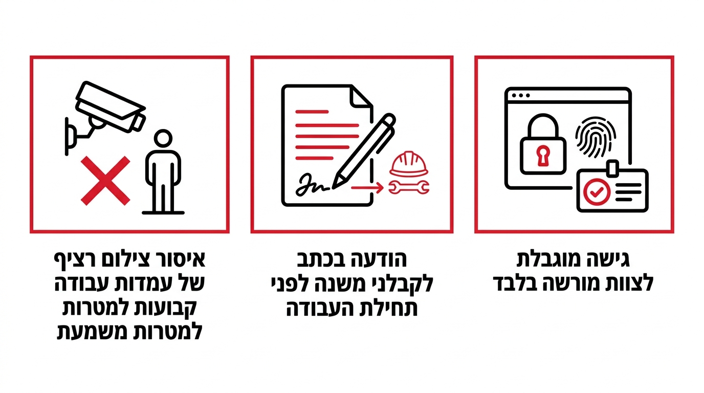 מצלמת אבטחה מוגנת בכלוב מתכת על תורן גבוה