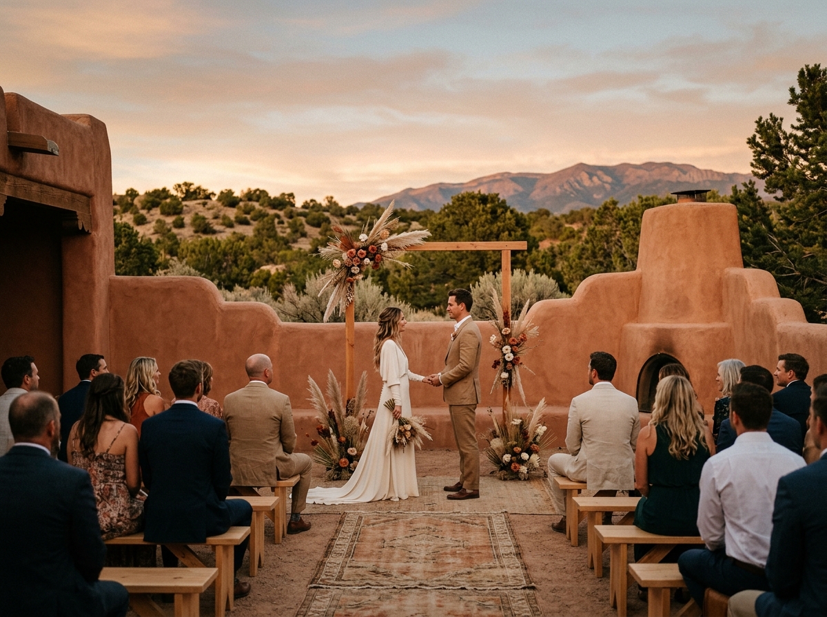 Natalie & Jordan wedding in Santa Fe, New Mexico