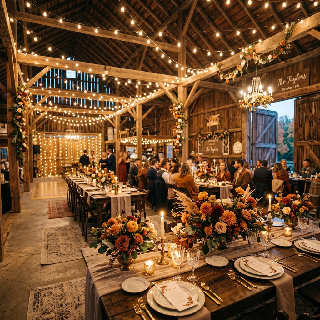 Rustic barn wedding