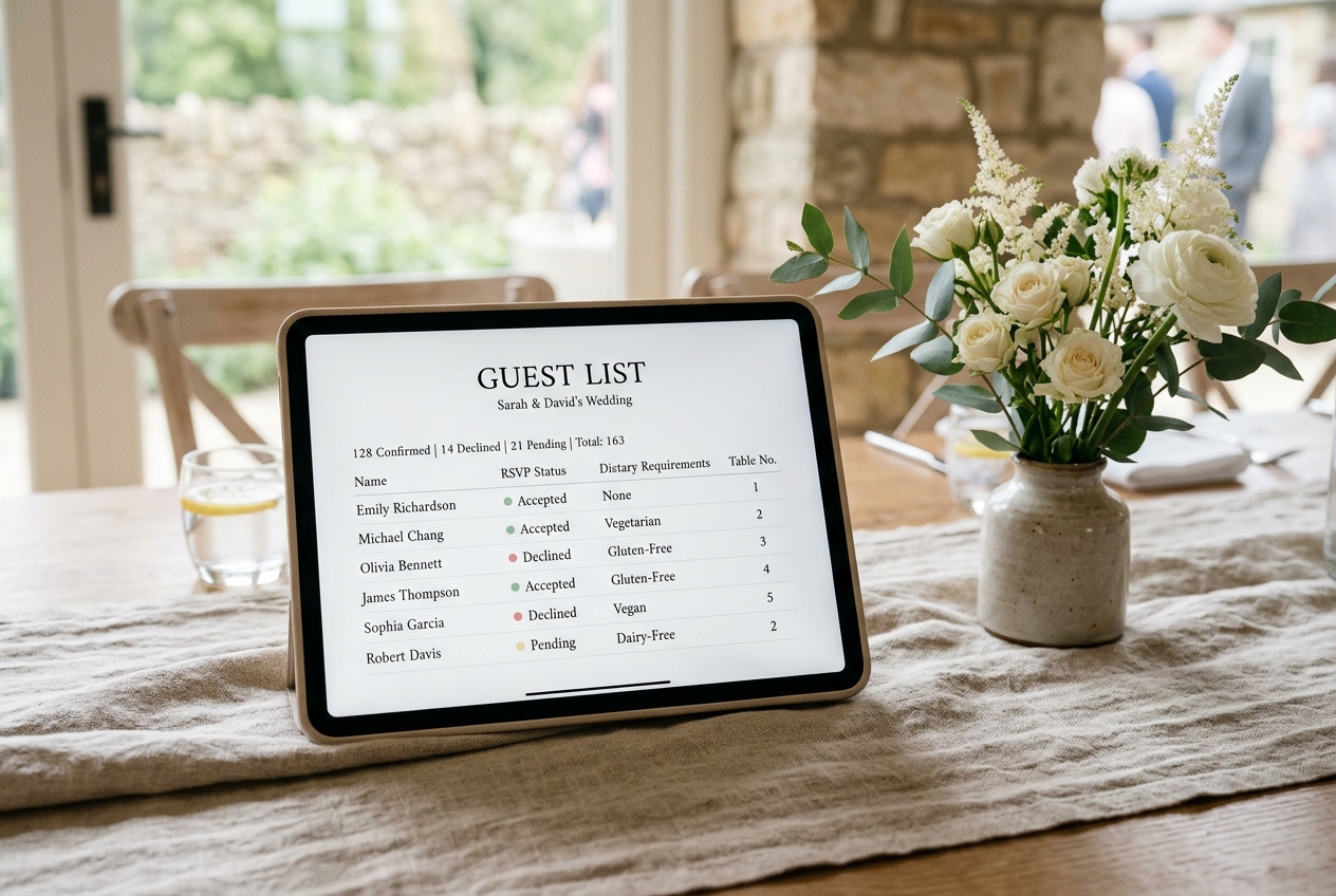 Managing a Wedding Guest List Online — A Complete Guide