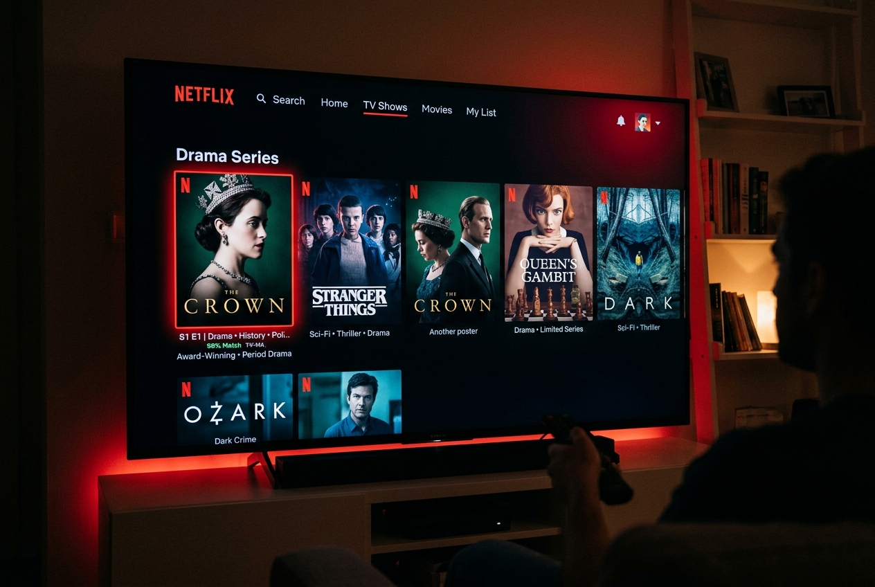 Netflix streaming platform