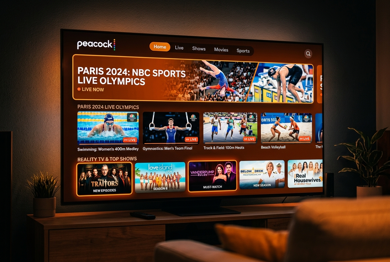 Peacock streaming platform