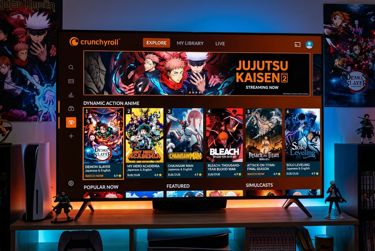 Crunchyroll streaming platform