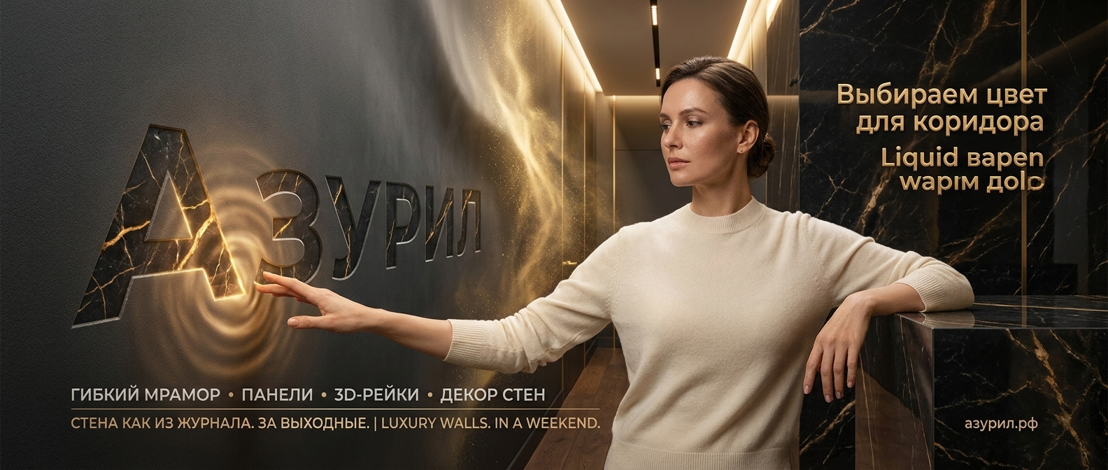 АЗУРИЛ — декоративные панели и отделочные материалы для стен
