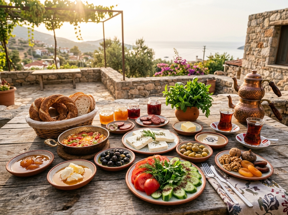 A Morning at a Turkish Breakfast Table
