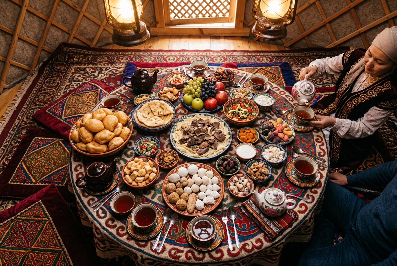 The Dastarkhan: Everything You Need to Know Before Someone Invites You to One