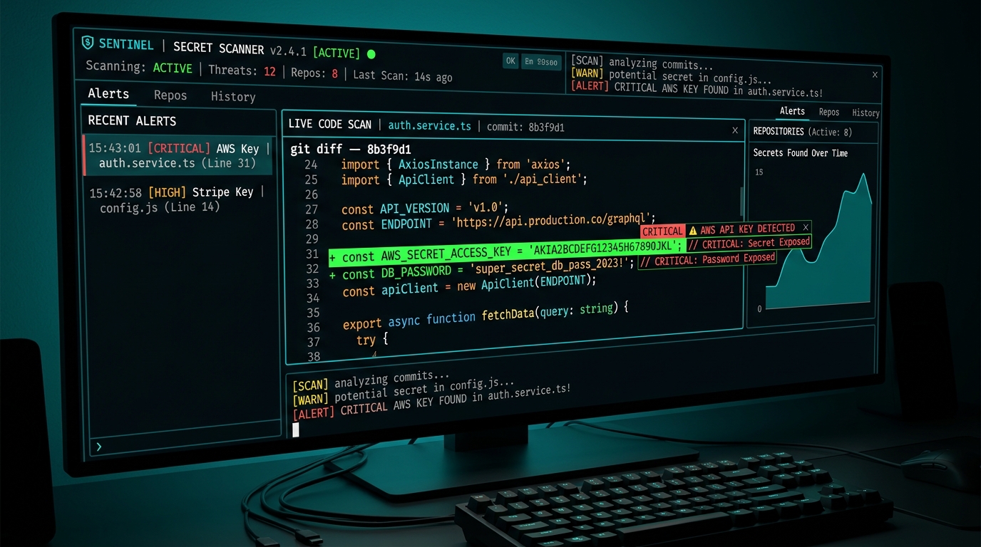 Real-Time Key Scanner Dashboard