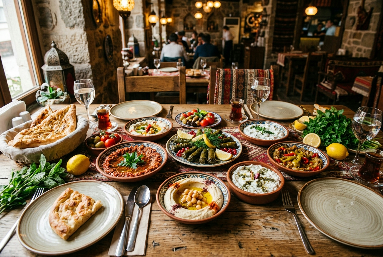 Meze, Raki, and the Art of the Long Turkish Table