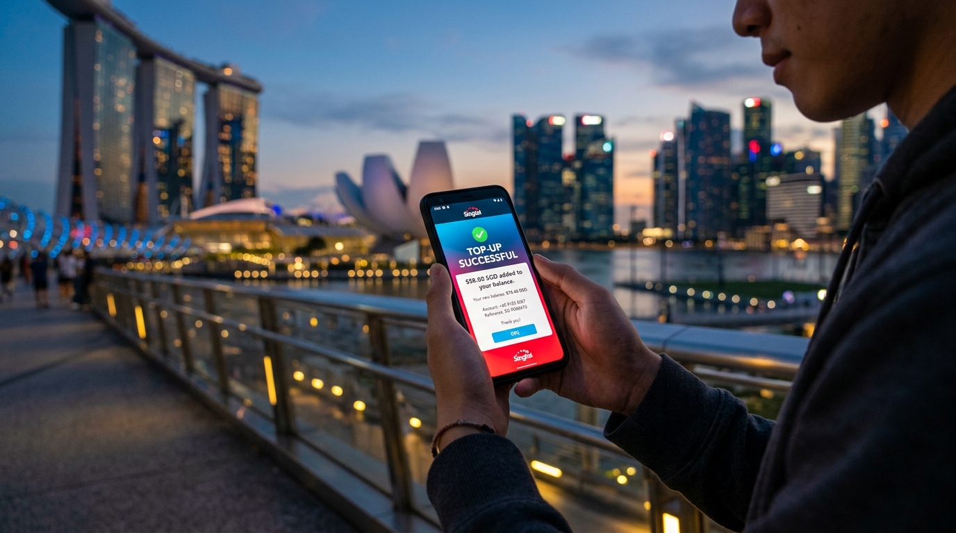 How to Top Up Your Singapore SIM in Under 2 Minutes