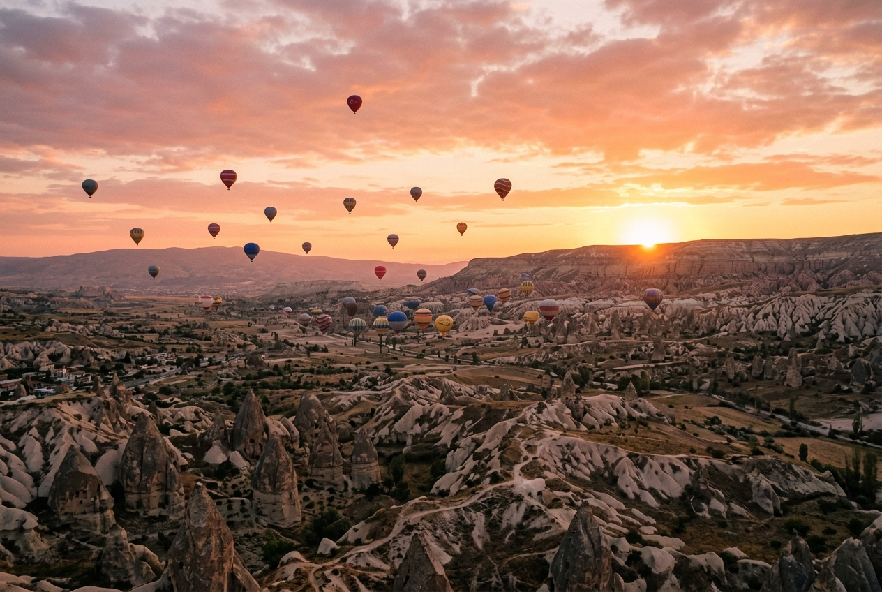 Dawn Over the Fairy Chimneys