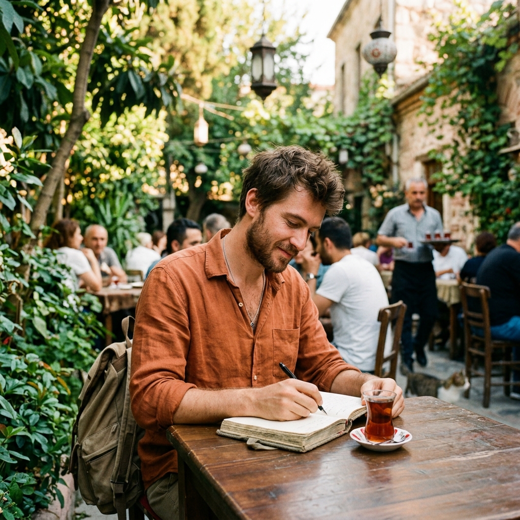 william-julian-bullock at a local tea house