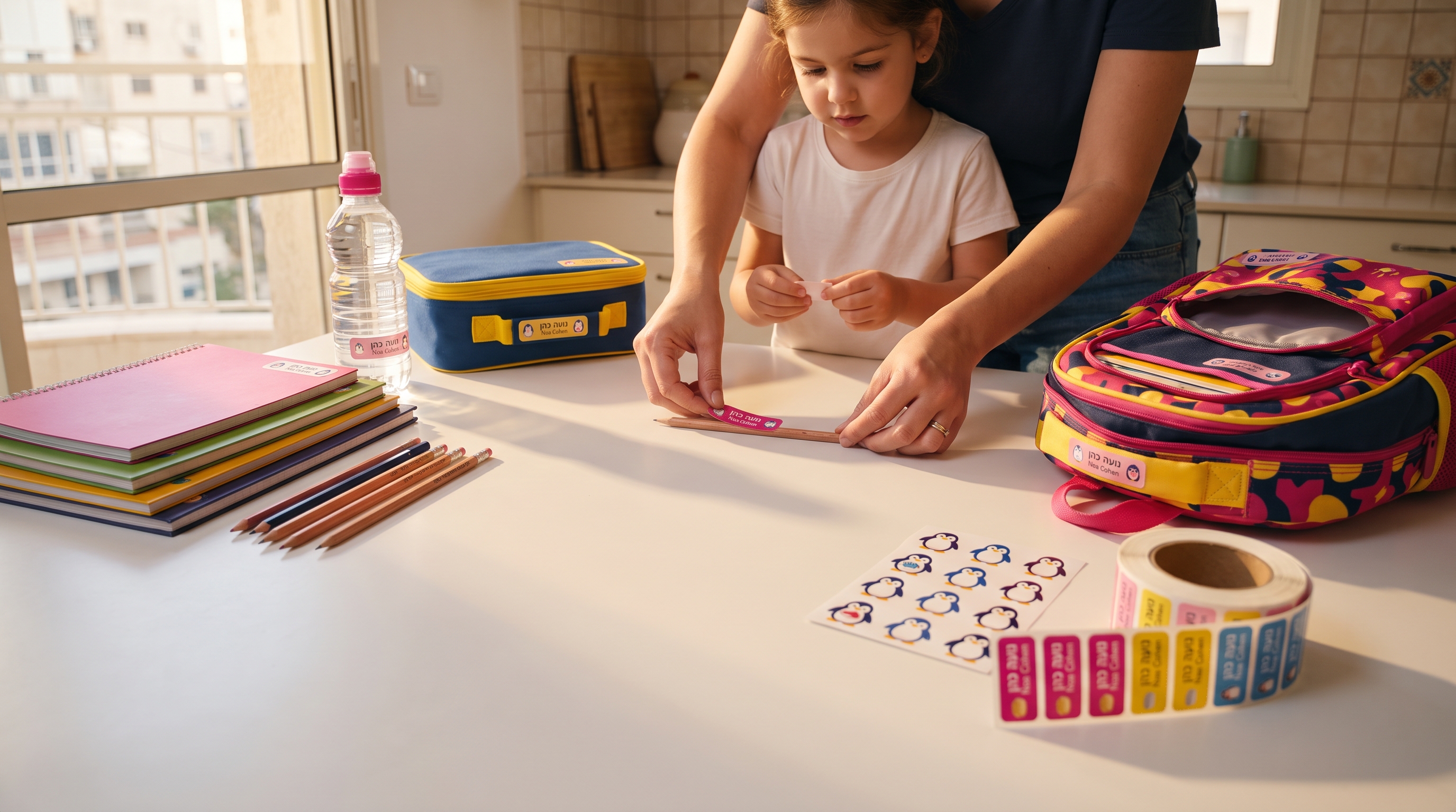 כמה מדבקות שם לבית הספר צריך? חישוב כמות, גדלים של מדבקות לציוד והמלצות של סטודיו ג'ויה