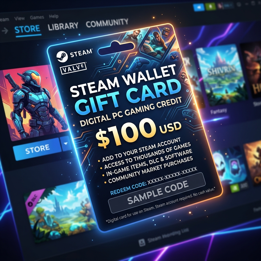Steam Wallet $25 Credit