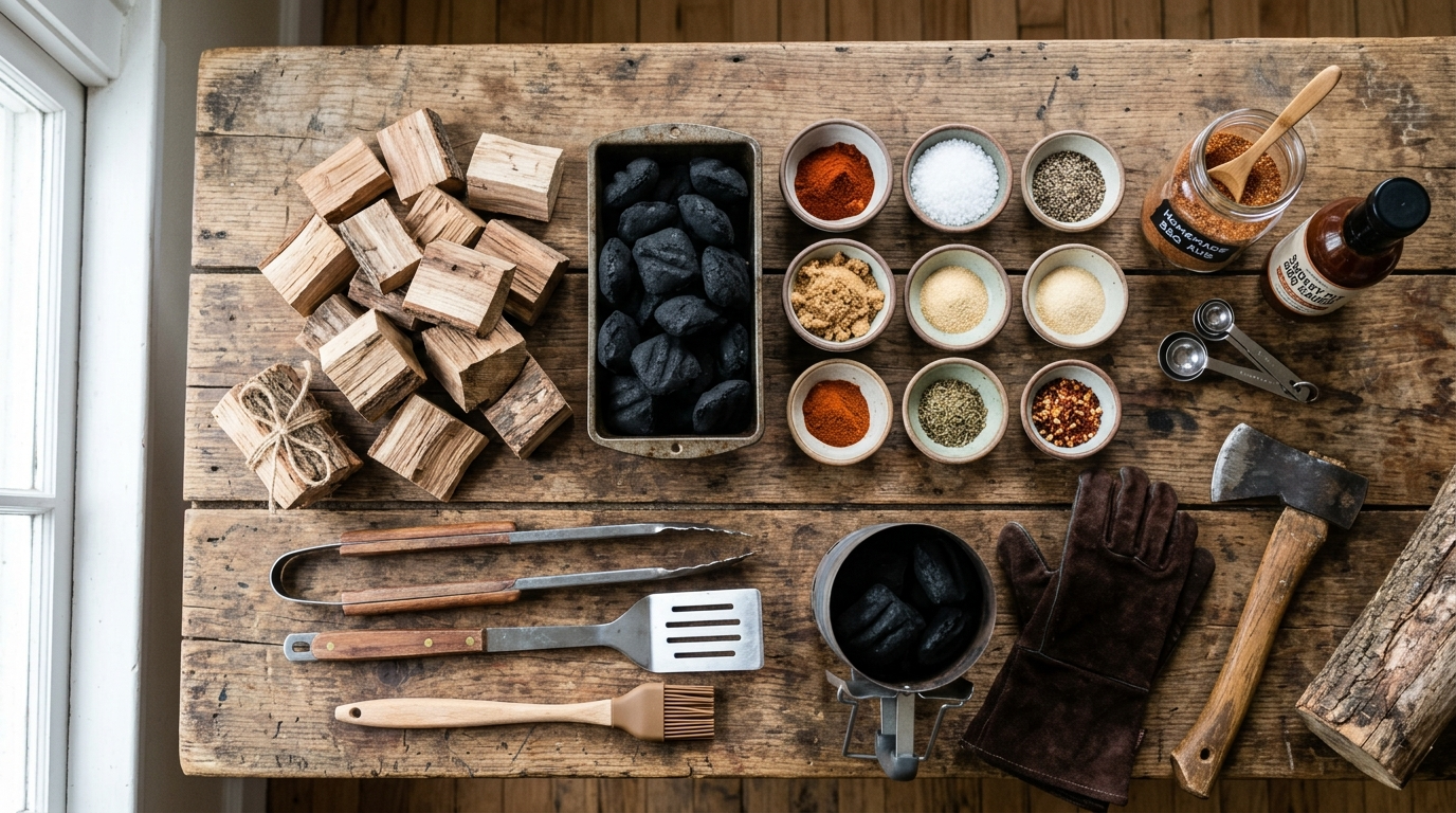 DIY Smoking Wood Chunks: Make Your Own at Home ingredients
