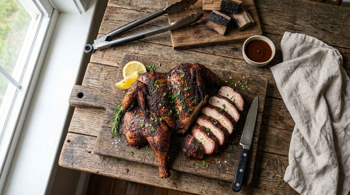 Spatchcock Smoked Chicken Recipe: Crispy & Juicy