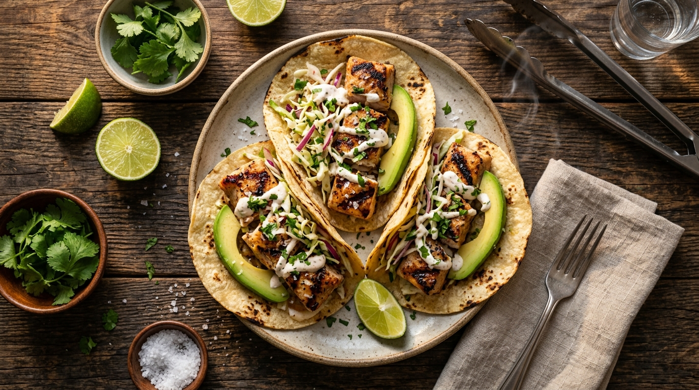 Grilled Mahi Mahi Tacos Recipe - Bold Fire-Kissed Flavor
